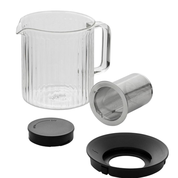 Ceainic cu infuzor RESTO 90517, 1L, Negru, 2 image