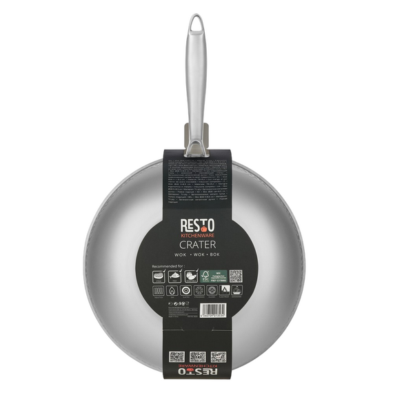 Tigaie WOK RESTO 95004, 28cm, Oțel inoxidabil, 5 image