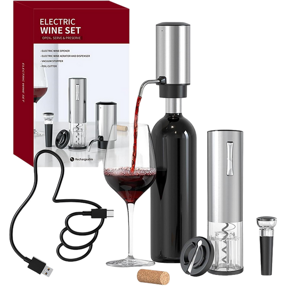 Set pentru vinuri Circle Joy SGS-KD-8, Oțel inoxidabil, 3 image