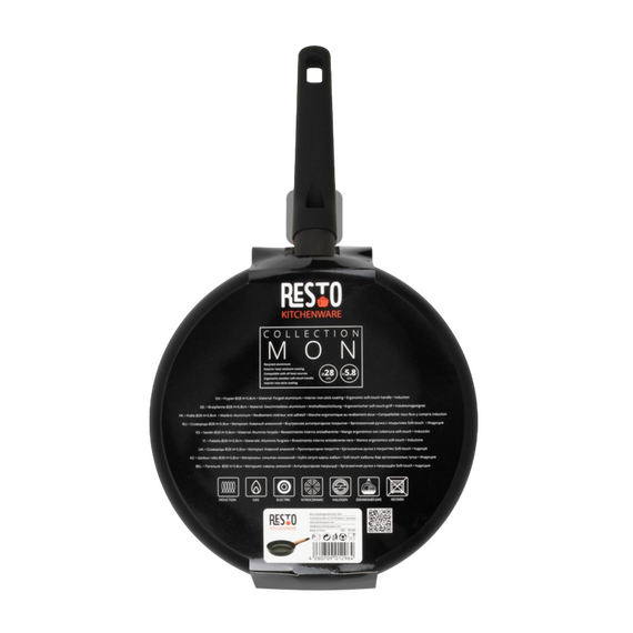 Tigaie RESTO 93185, 28cm, Negru, 6 image
