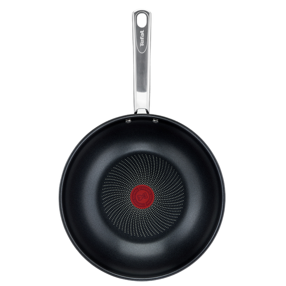 Tigaie WOK Tefal B8171944, 3,6L, 28cm, Oțel inoxidabil, 2 image