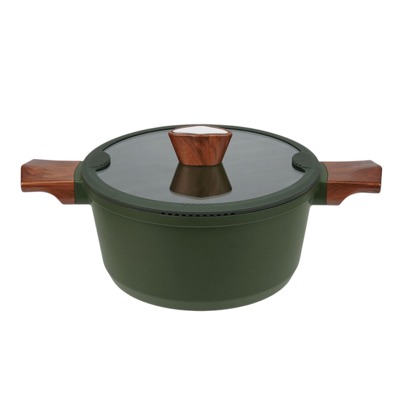 Cratiță RESTO 93703, 4.6L, 24cm, Verde