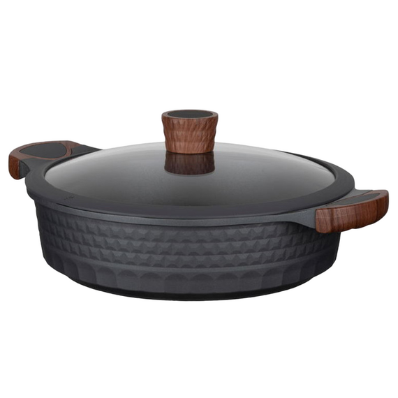 Cratița RESTO 93506, 28cm, Negru