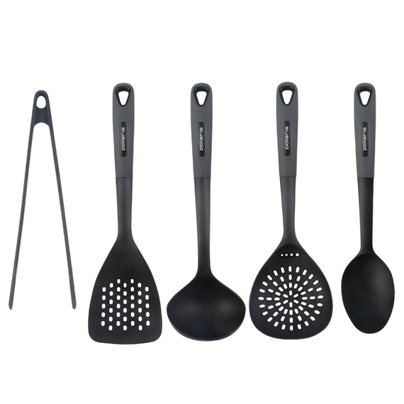 Set de ustensile de bucătărie Polaris Kontur-5N, Negru