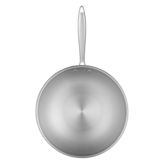 Tigaie WOK RESTO 95004, 28cm, Oțel inoxidabil, 2 image