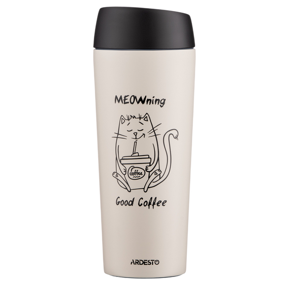 Cană termos Ardesto AR2645WC, 0,45L, Bej