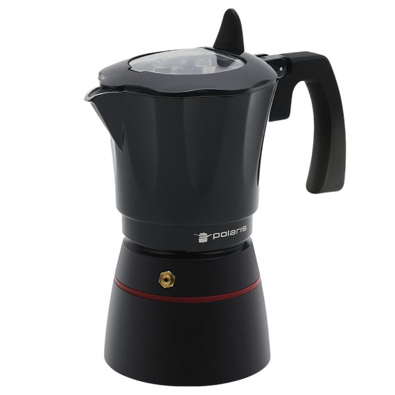 Cafetieră gheizer Polaris PRO collection-6C, Negru