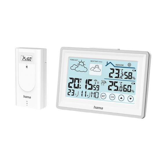 Smart senzor de temperatura și umiditate HAMA Bahamas, Alb, 3 image