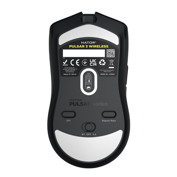 Gaming Mouse HATOR Pulsar 3, Negru, 2 image