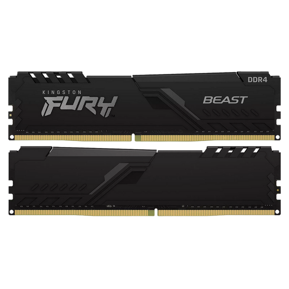 Memorie RAM Kingston FURY Beast, DDR4 SDRAM, 3200 MHz, 64GB, KF432C16BBK2/64, 2 image