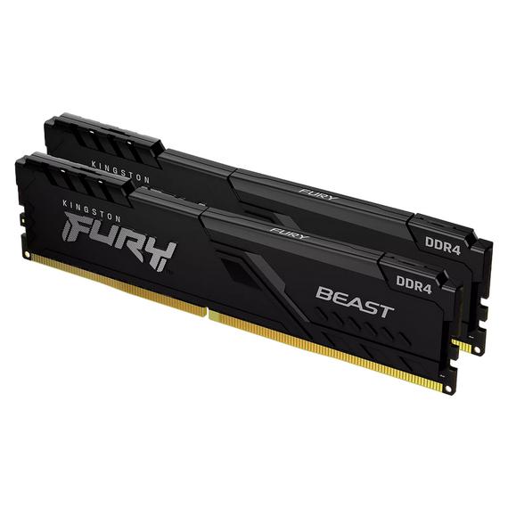 Memorie RAM Kingston FURY Beast, DDR4 SDRAM, 3600 MHz, 16GB, KF436C17BBK2/16