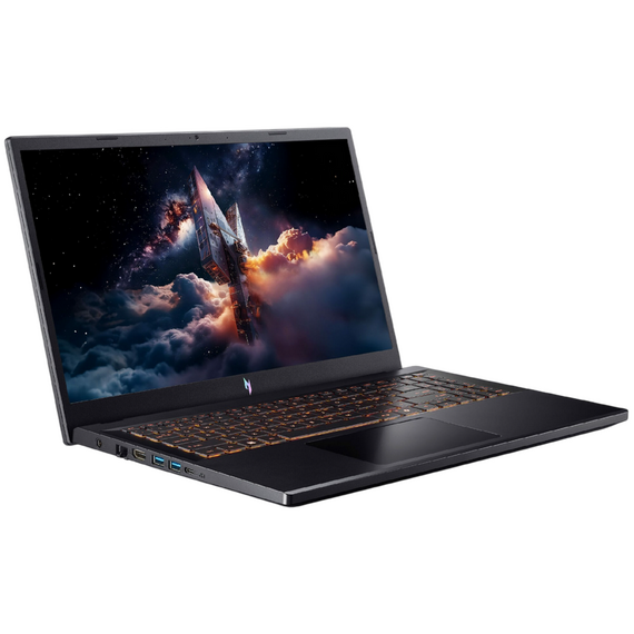 Laptop Gaming 15,6" Acer Nitro V 15 AI ANV15-42, Obsidian Black, AMD Ryzen 7 7445HS, 16GB/512GB, Linux eShell, 3 image