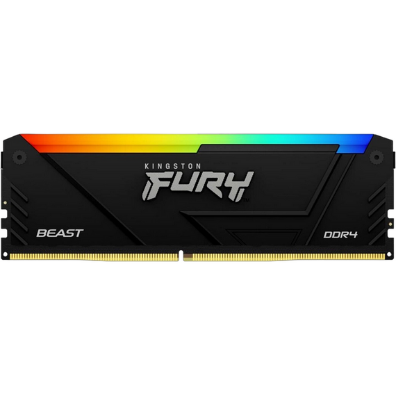 Memorie RAM Kingston FURY Beast RGB, DDR4 SDRAM, 3200 MHz, 64GB, KF432C16BB2AK2/64, 2 image