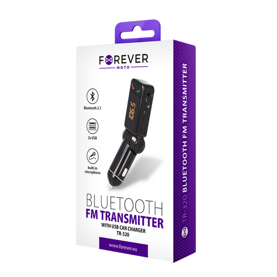 Modulator FM Forever TR-320, Negru, 3 image