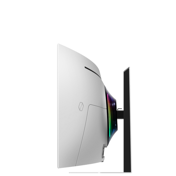 49" Monitor Gaming Samsung S49DG952, OLED 5120x1440 Dual QHD, Argintiu, 2 image