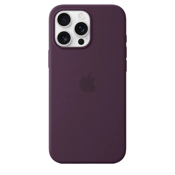 Apple iPhone 16 Pro Max Silicone Case with MagSafe-Plum ,ModelA3313 EU, 3 image