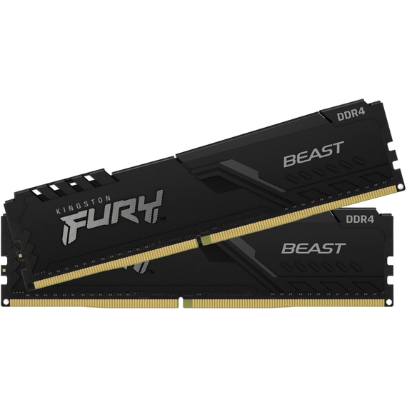 Memorie RAM Kingston FURY Beast, DDR4 SDRAM, 3600 MHz, 32GB, KF436C18BBK2/32, 3 image