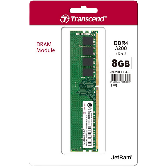 Memorie RAM Transcend JM3200HLB-8G, DDR4 SDRAM, 3200 MHz, 8GB, 3 image