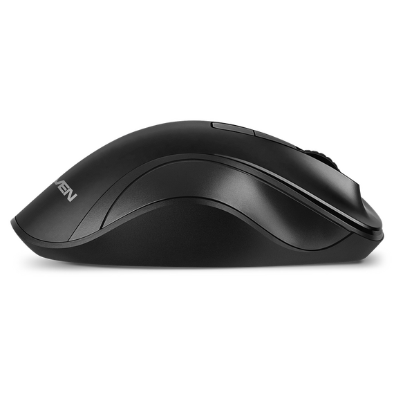 Wireless Mouse SVEN RX-525SW, 800-1600, 6 buttons, Ergonomic, 74g., 1xAA, 2.4Ghz, Black, 3 image