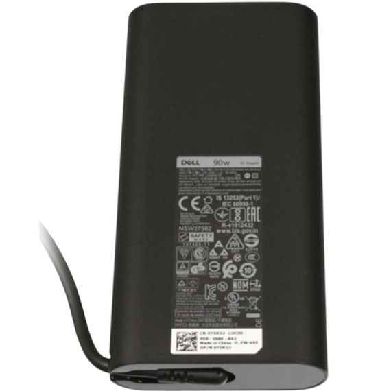 Dell 90W USB-C AC Adapter with Power Cord - Europe, 3 image