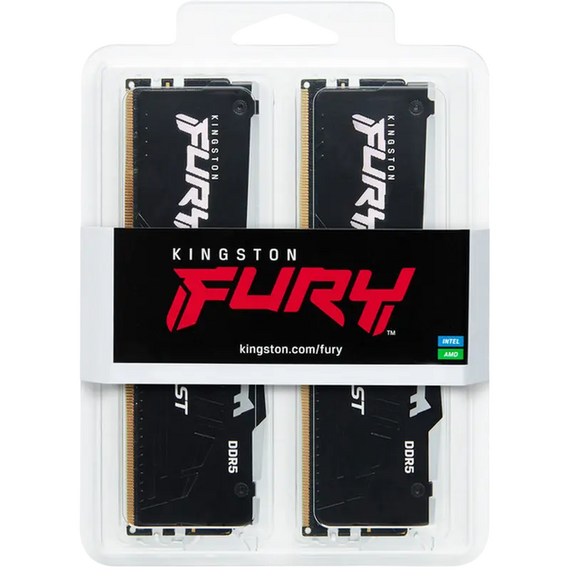 Memorie RAM Kingston FURY Beast RGB, DDR5 SDRAM, 5600 MHz, 16GB, KF556C36BBEAK2-16, 3 image