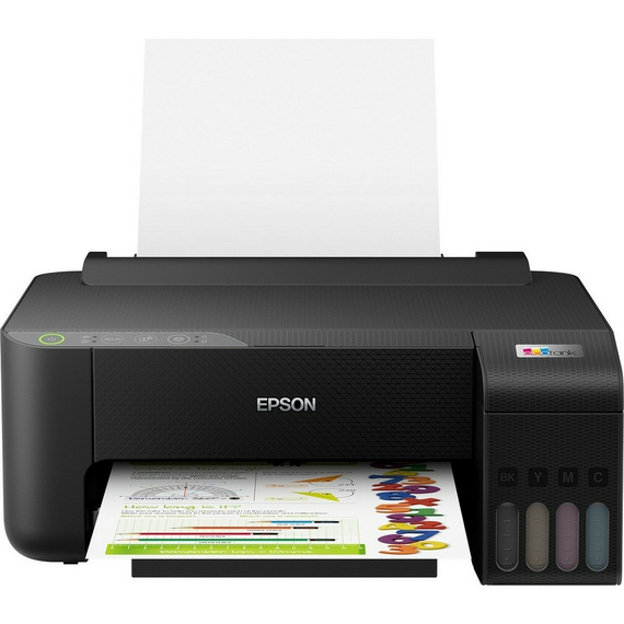 Imprimantă cu jet de cerneală Epson Printer EcoTank L1250, A4, Negru, 2 image