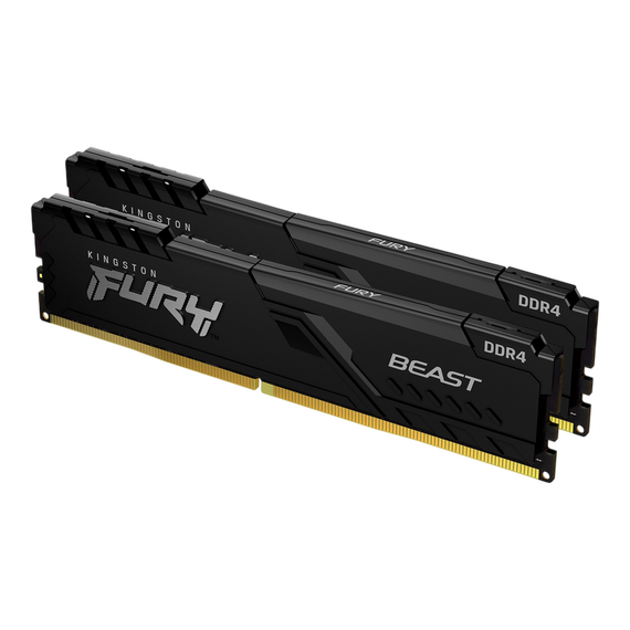 Memorie RAM Kingston FURY Beast, DDR4 SDRAM, 3200 MHz, 16GB, KF432C16BBK2/16WP