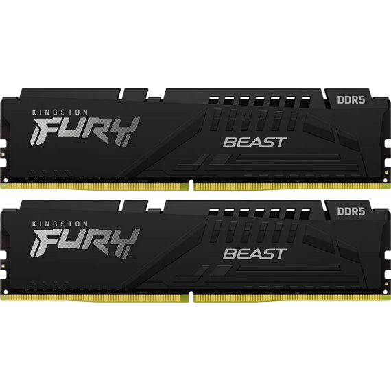 Memorie RAM Kingston FURY Beast, DDR5 SDRAM, 5600 MHz, 16GB, KF556C36BBEK2-16, 2 image