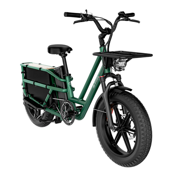 Bicicletă Electrică Fiido T2, Verde, 2 image