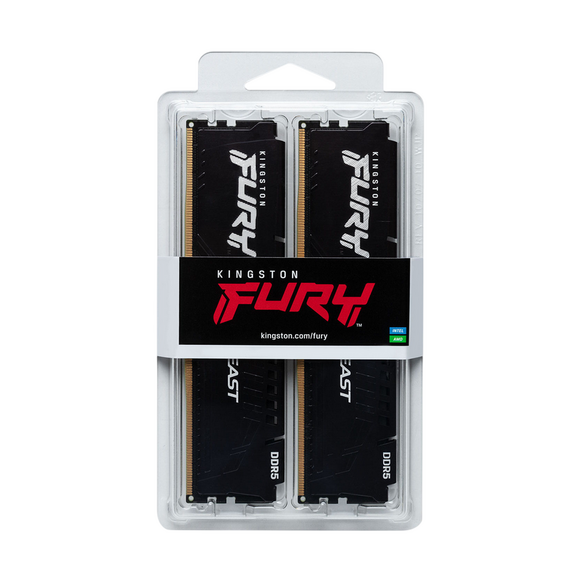 Memorie RAM Kingston FURY Beast, DDR5 SDRAM, 6000 MHz, 16GB, KF560C36BBEK2-16, 3 image