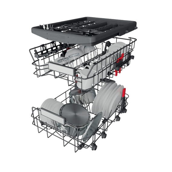 Dish Washer/bin Whirlpool WSBO 3O34 PF X, 3 image