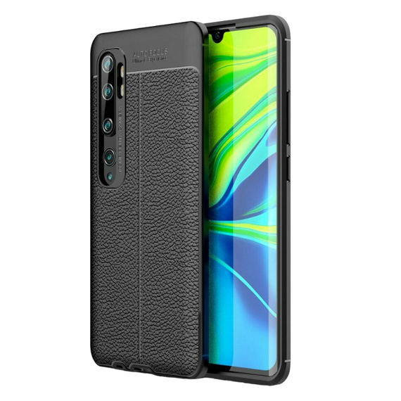 Husă Xcover RedMi Note 10 - Leather, Negru