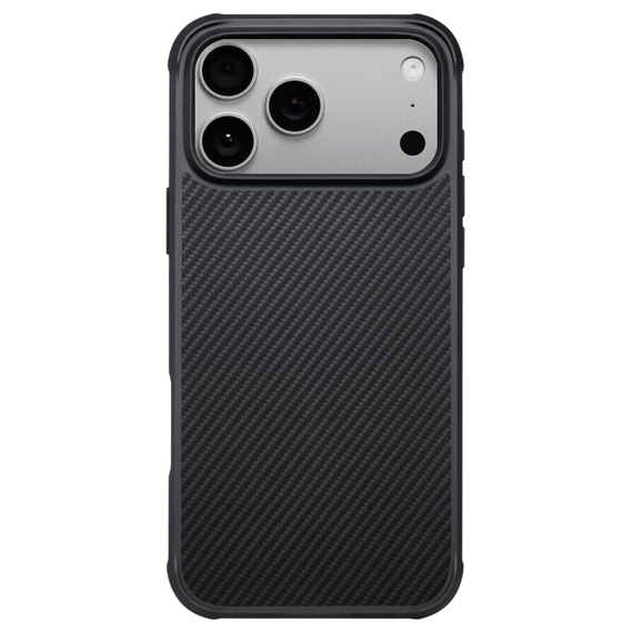 Husă Pitaka Aramid ProGuard pentru Apple iPhone 17 Pro, Negru | Gri