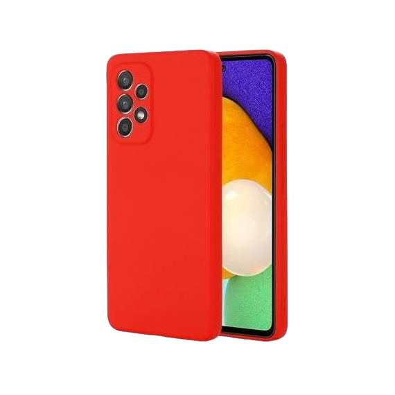 Husă Xcover Galaxy A03 - Liquid Silicone, Roșu
