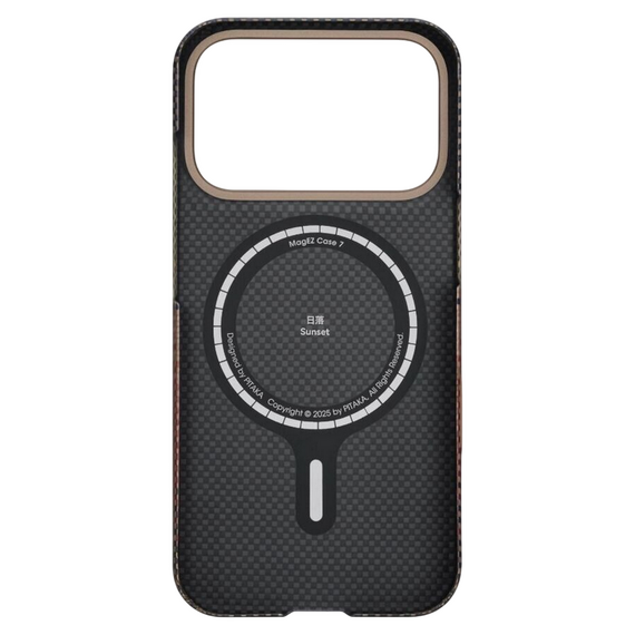 Husă Pitaka MagEZ 7 Ultra-Slim pentru Apple iPhone 17 Pro Max, Sunset, 2 image