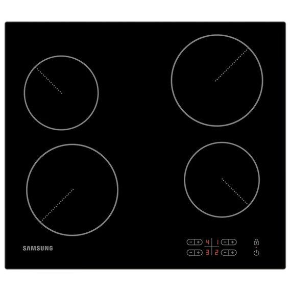 Plită electrică Samsung NZ64T3506AK/WT, Negru