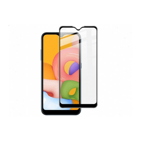 Folie de protecție Xcover Samsung A01 Full covered, Negru, 2 image