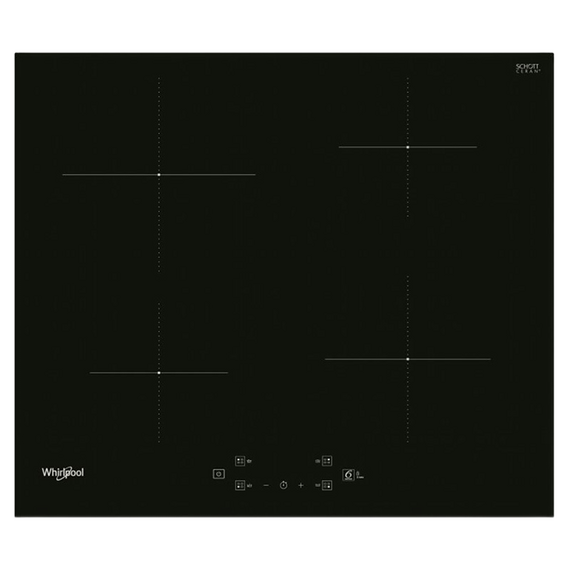 Plită cu inducție Whirlpool WS Q2760 BF, Negru