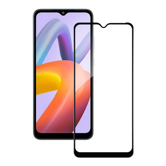 Sticlă de protecție Xcover Xiaomi Redmi A2 Full Glue Premium, Negru