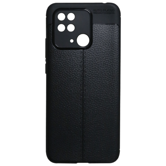 Husă Xcover Xiaomi RedMi 10C - Leather, Negru