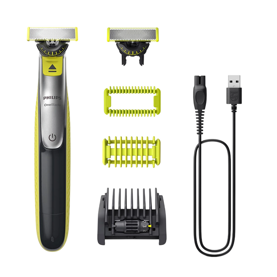 Trimmer pentru bărbați Philips QP2834/23, Negru | Verde, 3 image