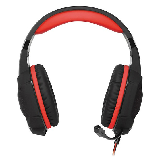 Căști gaming SVEN AP-U988MV, Cu fir, Negru/Roșu, 3 image