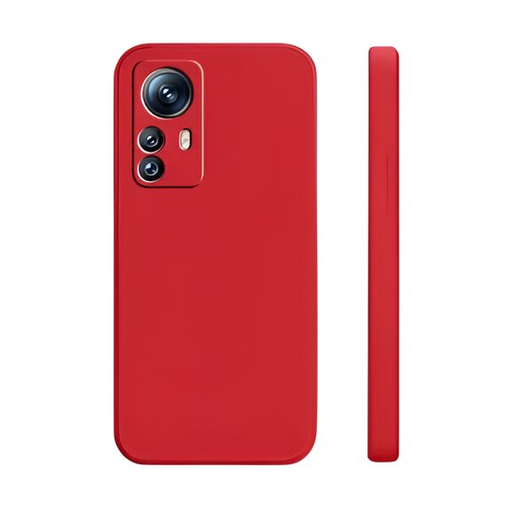 Husă Xcover Xiaomi 12T - Liquid Silicone, Roșu