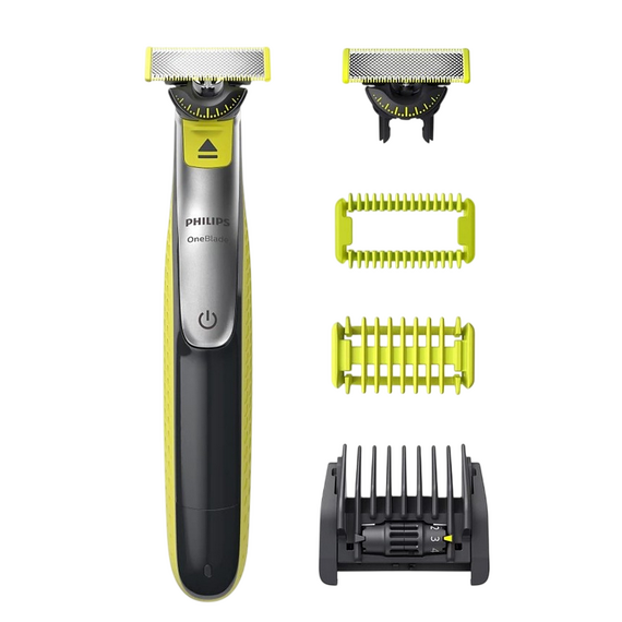 Trimmer pentru bărbați Philips QP2834/23, Negru | Verde