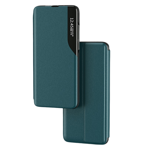 Husă tip carte Xcover Galaxy A03 - Soft Book View Series, Verde