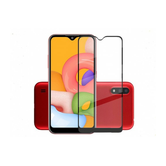 Folie de protecție Xcover Samsung A01 Full covered, Negru, 3 image