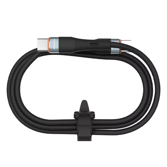 Cablu de încărcare Nillkin Type-C to Type-C Cable, Flowspeed, USB Type-C/USB Type-C, 1,2m, Negru, 3 image