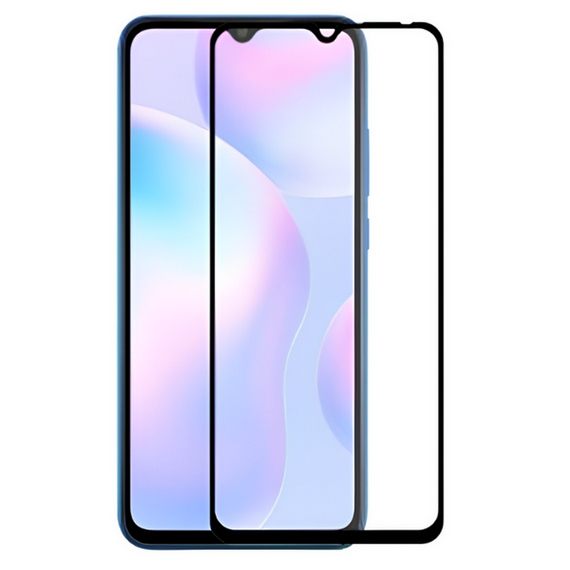 Sticlă de protecție Xcover Redmi9A/9C - All Glue, Negru