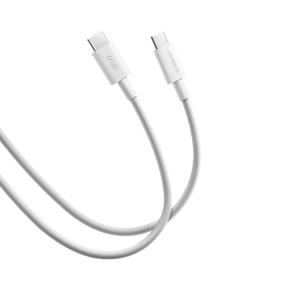 Cablu de încărcare și date Xiaomi BHR087KGL, USB Type-C/USB Type-C, 1m, Alb, 3 image