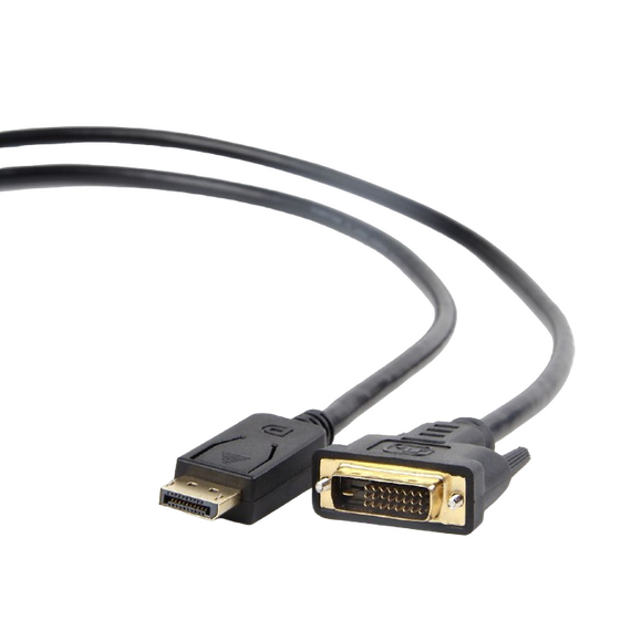 Cablu Video Cablexpert CC-DPM-DVIM-6, DisplayPort (M) - DVI-D (M), 1,8m, Negru, 3 image
